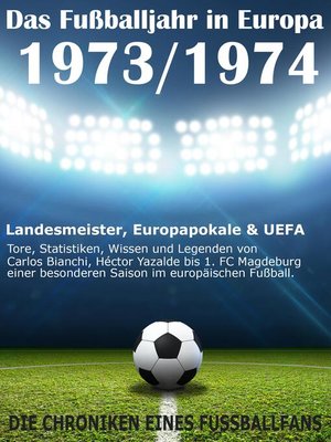 cover image of Das Fußballjahr in Europa 1973 / 1974